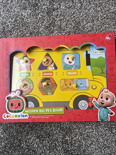 Cocomelon wooden bus - cocomelon, board