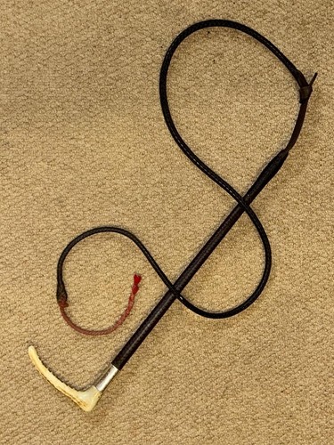 Antique ladies plaited leather - antique,