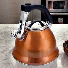 Whistling copper kettle - 3l,