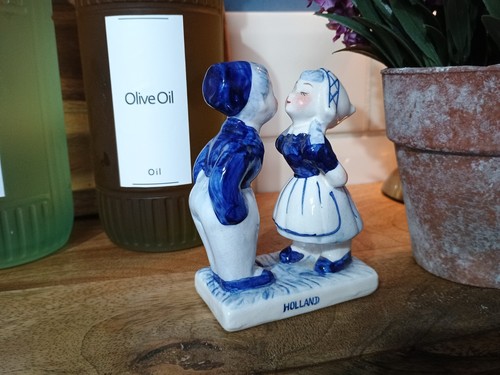 Vintage delft blue - blue, holland