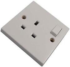 Ex-Pro 13A Single Pole Plug Electric Wall Switched Sockets BS1363 (5 Pack)