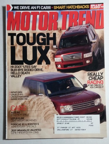 Motor trend magazine 2004 july - motor,