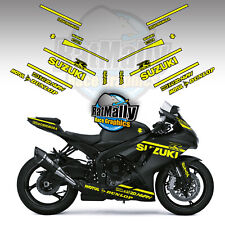 SUZUKI GSXR WINTER TEST STYLE GRAPHICS - NEON DECAL PACK - RACE TRACK STICKERS