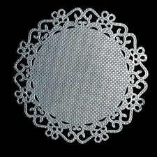 Silver Round Placemats  Set