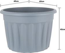 Extra Large 60cm Round Plastic
