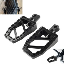 Black Foot Pegs Mini Serrated