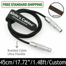 2 Pin Male Power Cable Braided