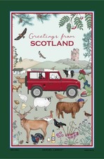 Greetings from Scotland cotton