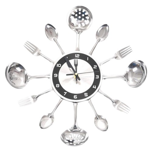 Kitchen wall clocks cutlery - wall,