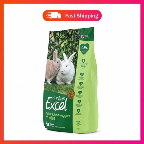 Burgess 3kg adult rabbit - adult, food