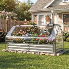 Galvanized Raised Garden Bed