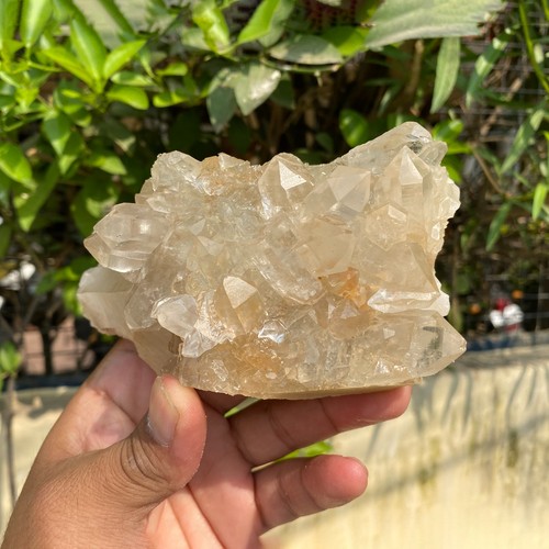 Quartz crystal stone natural - crystal,