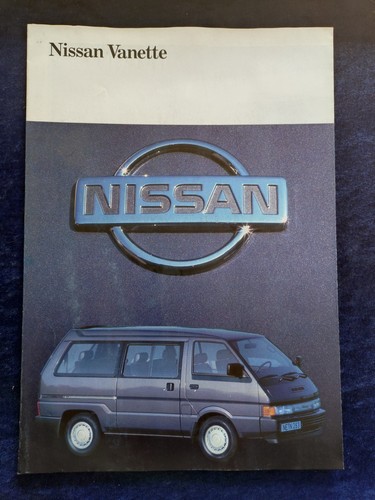 1990 nissan vanette brochure - nissan,