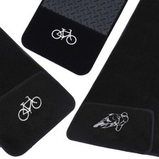 JVL Rubber Carpet Bike Motorbike Floor Protector Mat Anti Slip Hallway Garage
