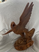 Large Carved Wooden Eagle