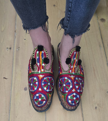 Moroccan babouche slippers 5 - moroccan, 6.5