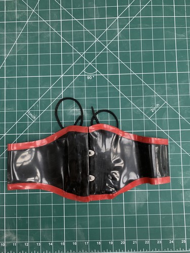 Black red micro - , waist
