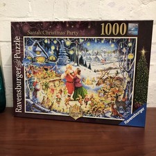 Ravensburger Santas Christmas Party, 1000pc 2016 Limited Edition Jigsaw Puzzle