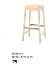 IKEA Ronninge Bar Stools x2