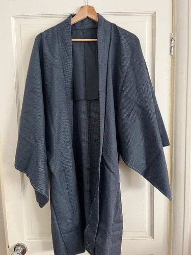 Vintage japanese blue silk - vintage,