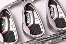 Ping G20 Irons / 4-PW+SW / White Dot / Regular Flex Ping CFS Shafts