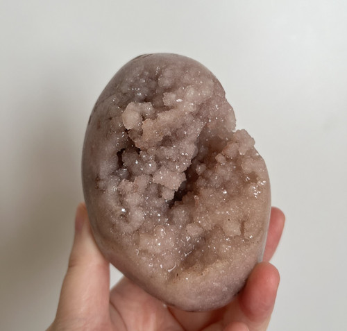 Sparkly druzy pink amethyst - pink,