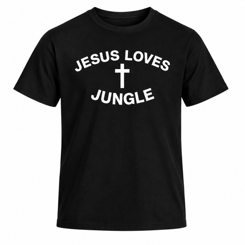 Jesus loves jungle shirt - jungle, t-shirt