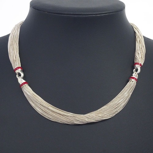 Tiffany multi strand red - 【tiffany】multi-strand,
