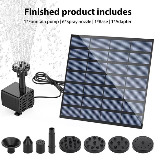 Solar panel powered water - panel,