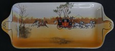 Vintage Rare Royal Doulton Sandwich Biscuit Tray 36cm w Mailcoach& Highwaymen   