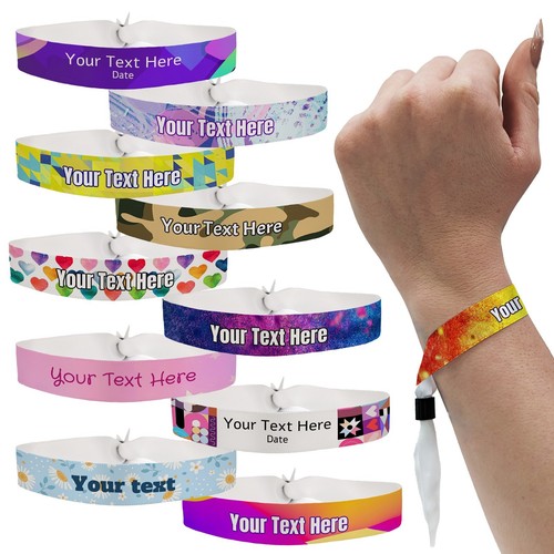 Custom party event wristbands - custom,