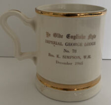 Freemasons Tankard Mug Ceramic