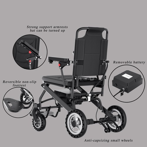 Foldable electric wheelchair - electric,