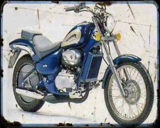 Aprilia Chopper 125 97 A4 Photo Print Motorbike Vintage Aged