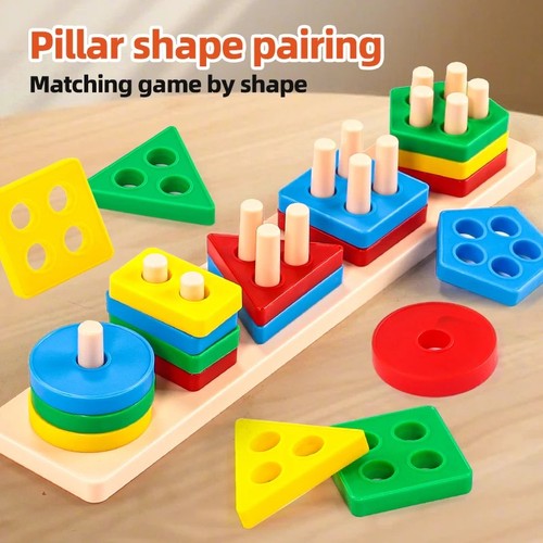 Kids wooden style - style, shape
