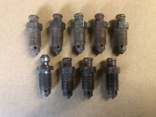 3/8 UNF BRAKE BLEED SCREWS NIPPLES FIT MORRIS MINOR 1000 FRONT WHEEL CYLINDERS