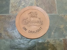 Vintage Carlsberg faux wood