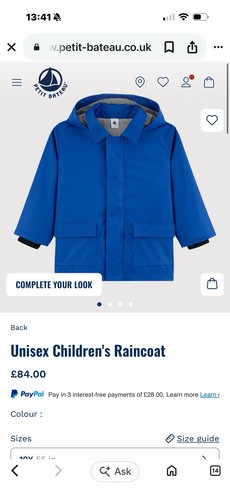 Petite bateau iconic - petite, raincoat
