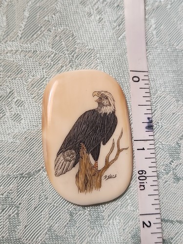 Vintage sims scrimshaw bald - d.,
