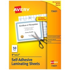 Avery Clear Laminating Sheets
