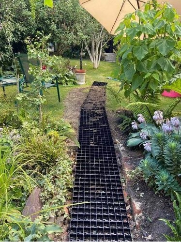 Driveway pvc grass grid - pvc,