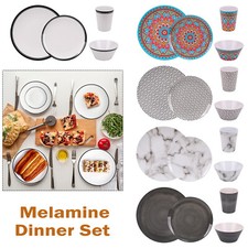 16pcs Melamine Dinner Set