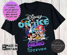 Personalised  Disney On Ice Show Family T-Shirts Find Your Hero 2025 /2026 Tour