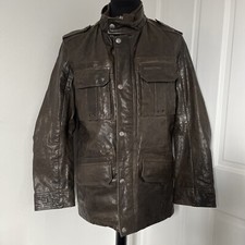 Vintage Redskins brown Leather