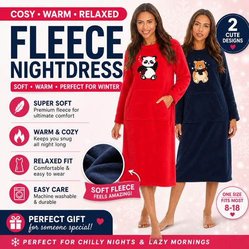 Ladies long sleeve night - ladies,