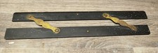 Hardwood & brass parallel rule