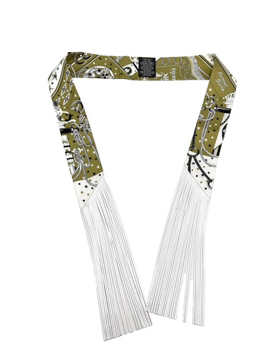 Hermes fringe leather - leather,