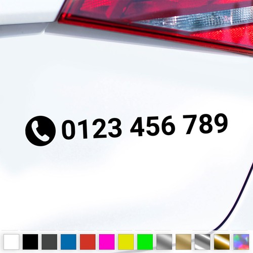 Phone number sticker - number, 2