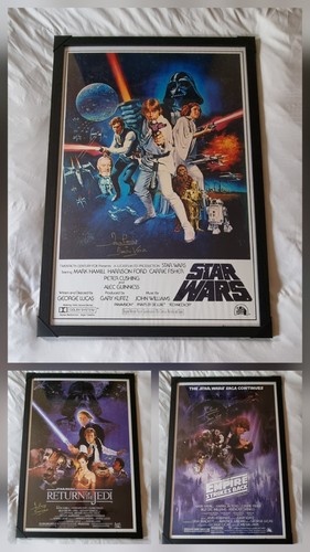 Framed star wars trilogy - framed,