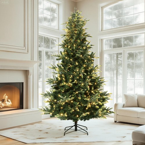 Pre lit slim aspen fir - 7.5, pre-lit